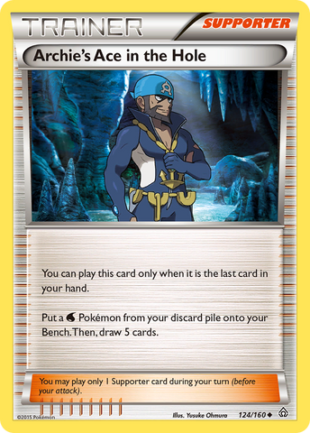 Archie's Ace in the Hole (124/160) [XY: Primal Clash] 