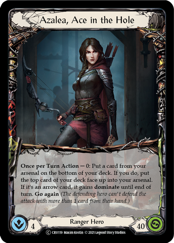Azalea, Ace in the Hole [U-CRU119] (Crucible of War Unlimited) Unlimited Normal 