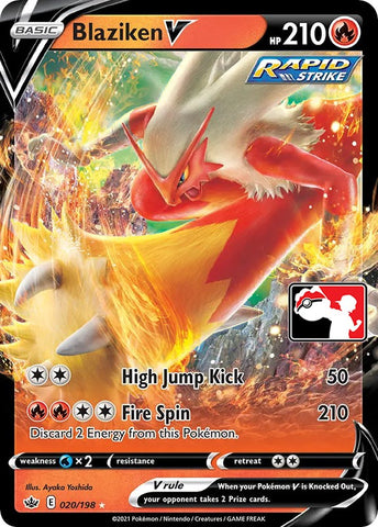 Blaziken V (020/198) [Prize Pack Series One] 