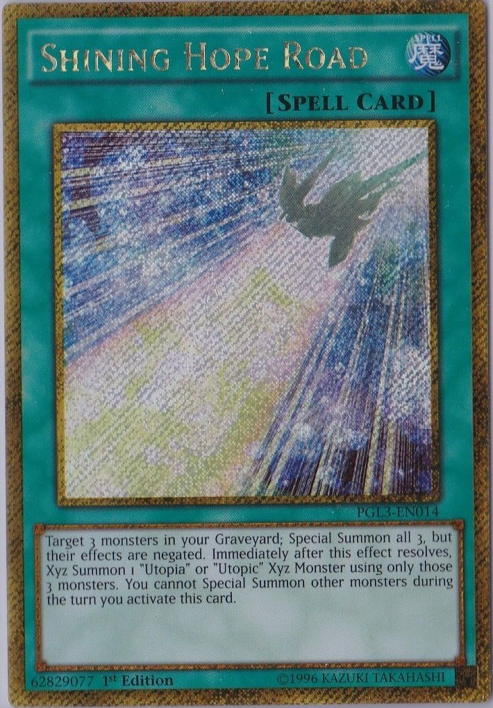 Shining Hope Road [PGL3-EN014] Gold Secret Rare 