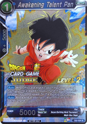 Awakening Talent Pan (Level 2) (TB2-024) [Judge Promotion Cards] 