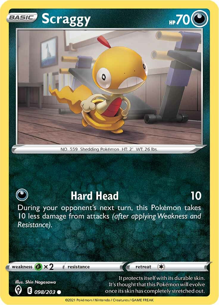 Scraggy (098/203) [Sword &amp; Shield: Evolving Skies] 