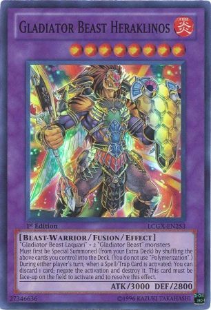 Gladiator Beast Heraklinos [LCGX-EN253] Super Rare 