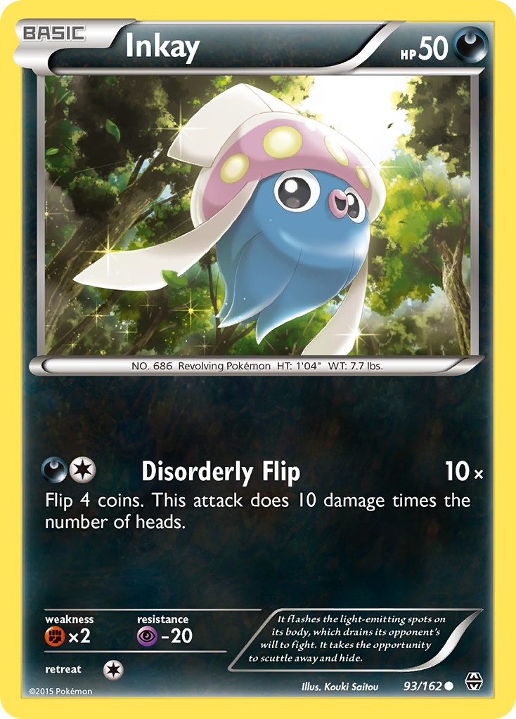 Inkay (93/162) [XY: BREAKthrough] 