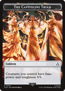 Assassin // Emblem - The Capitoline Triad Double-Sided Token [Assassin's Creed Tokens] 