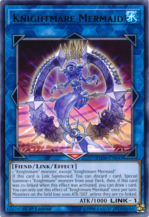 Knightmare Mermaid [FLOD-EN043] Rare 