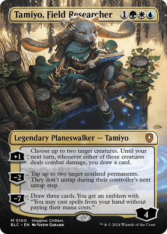 Tamiyo, Field Researcher (Borderless) [Bloomburrow Commander] 
