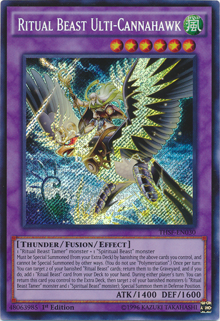 Ritual Beast Ulti-Cannahawk [THSF-EN030] Secret Rare 