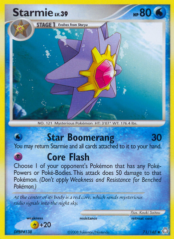 Starmie (71/146) [Diamond &amp; Pearl: Legends Awakened] 