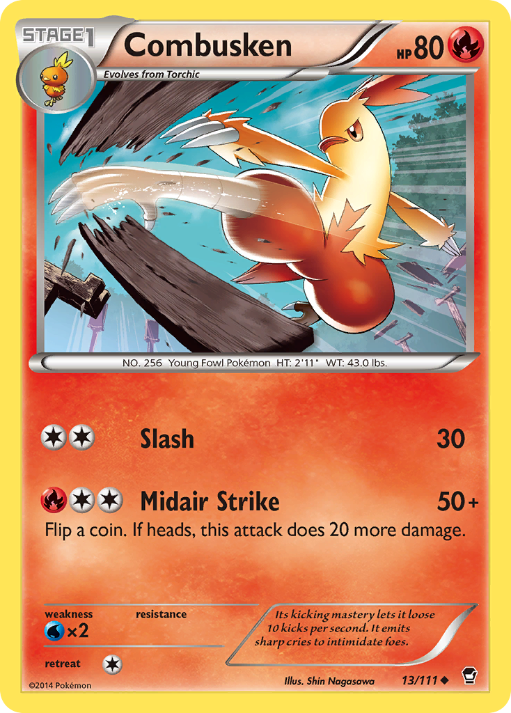 Combusken (13/111) [XY: Furious Fists] 