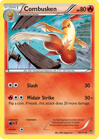 Combusken (13/111) [XY: Furious Fists] 