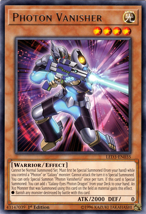 Photon Vanisher [LED3-EN035] Rare 