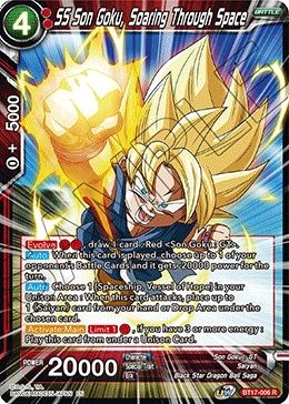 SS Son Goku, Soaring Through Space (BT17-006) [Ultimate Squad] 