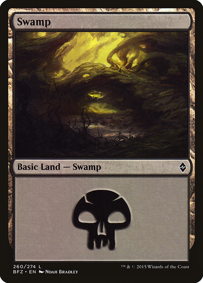 Swamp (260) [Battle for Zendikar] 