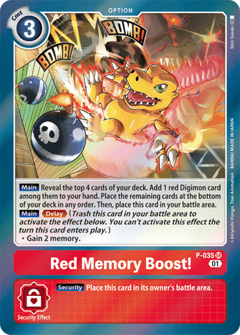 Red Memory Boost! [P-035] [Promotional Cards] 