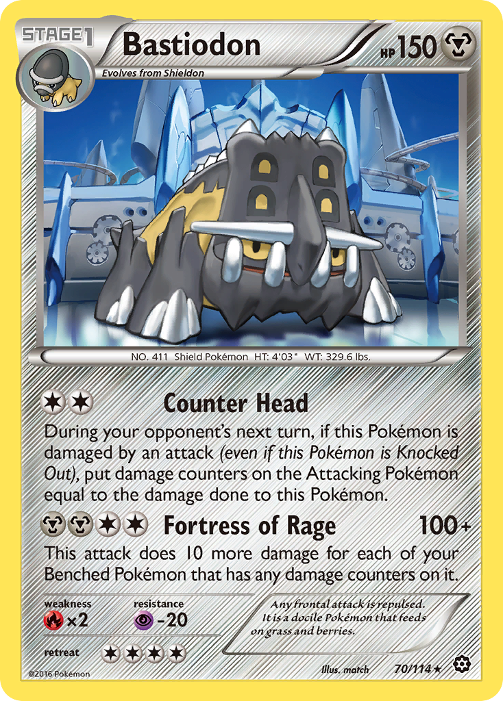Bastiodon (70/114) [XY: Steam Siege] 