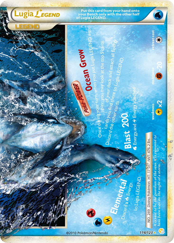 Lugia LEGEND (114/123) [HeartGold &amp; SoulSilver: Base Set] 
