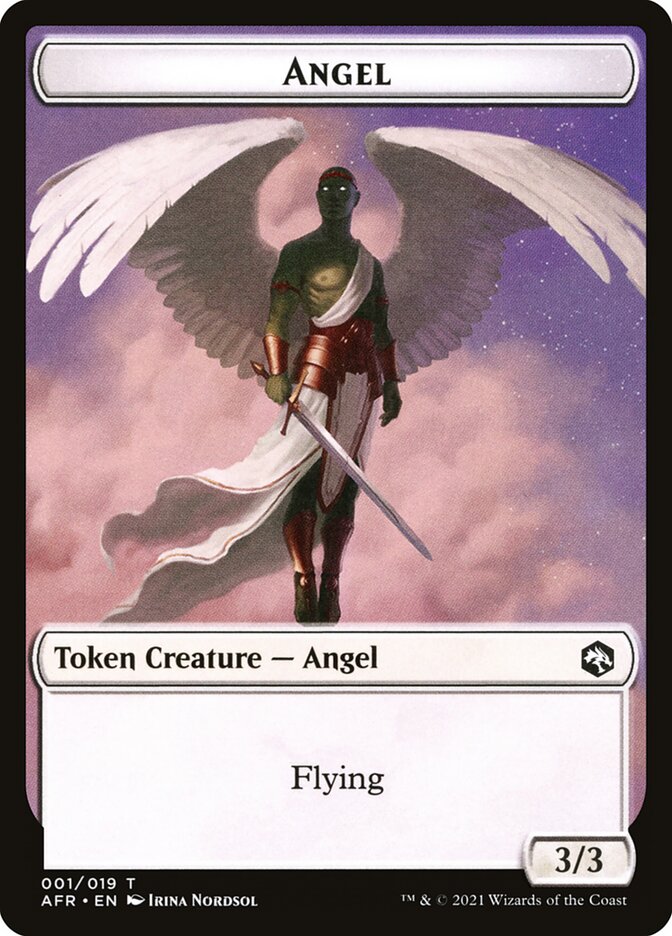 Angel // Dog Illusion Double-Sided Token [Dungeons &amp; Dragons: Adventures in the Forgotten Realms Tokens] 