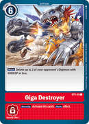 Giga Destroyer [ST1-15] [Starter Deck: Gaia Red] 