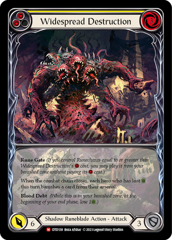 Widespread Destruction (Extended Art) [DTD138] (Dusk Till Dawn) Rainbow Foil 