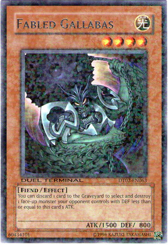 Fabled Gallabas [DT02-EN063] Rare 
