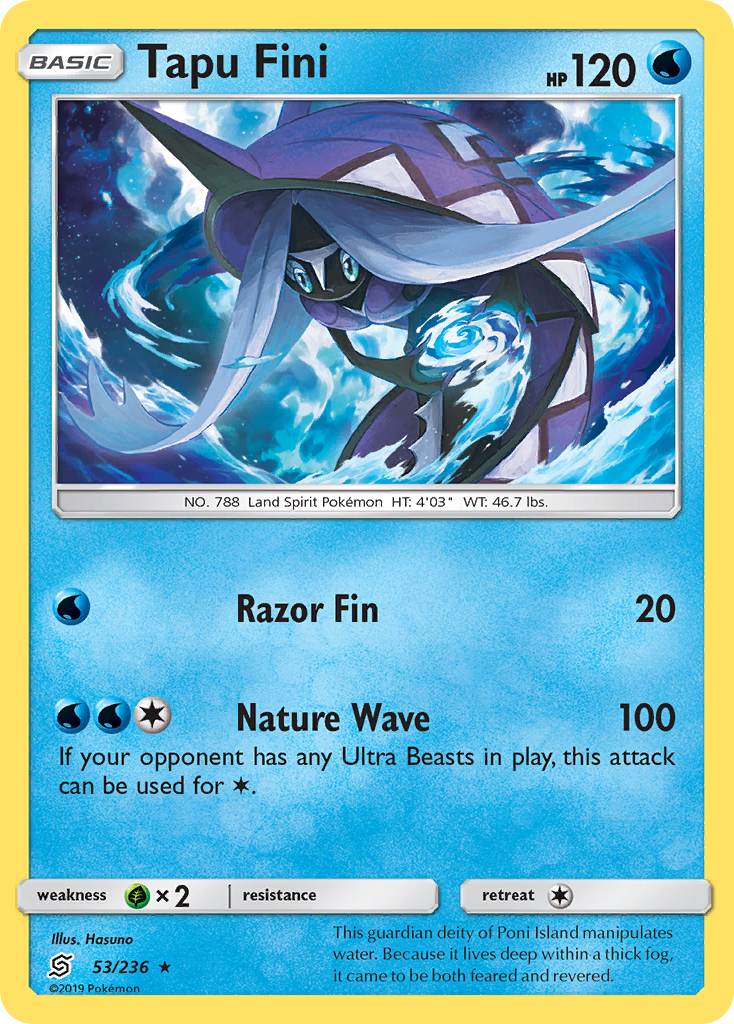 Tapu Fini (53/236) [Sun &amp; Moon: Unified Minds] 