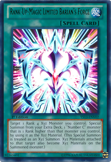 Rank-Up-Magic Limited Barian's Force [YS13-ENV02] Ultra Rare 