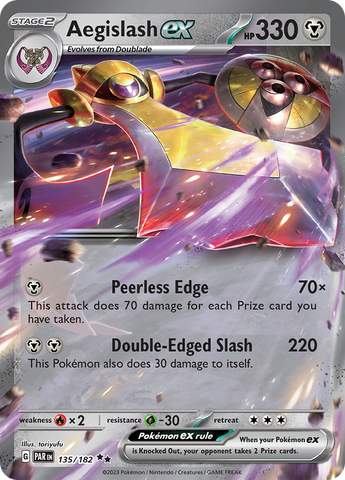 Aegislash ex (135/182) [Scarlet &amp; Violet: Paradox Rift] 