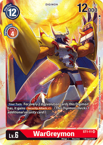 WarGreymon [ST1-11] (Event Pack) [Starter Deck: Gaia Red Promos] 
