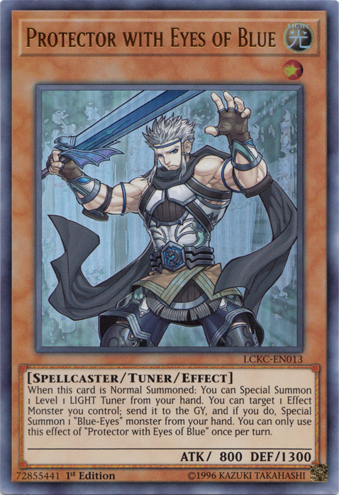 Protector with Eyes of Blue [LCKC-EN013] Ultra Rare 
