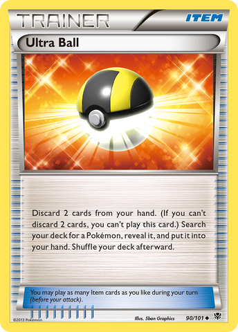 Ultra Ball (90/101) [Black &amp; White: Plasma Blast] 