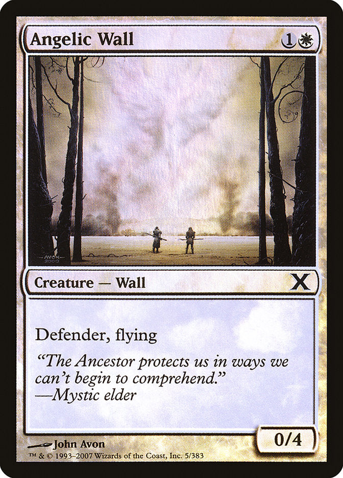 Angelic Wall (Premium Foil) [Tenth Edition] 