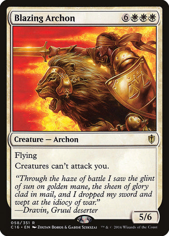 Blazing Archon [Commander 2016] 