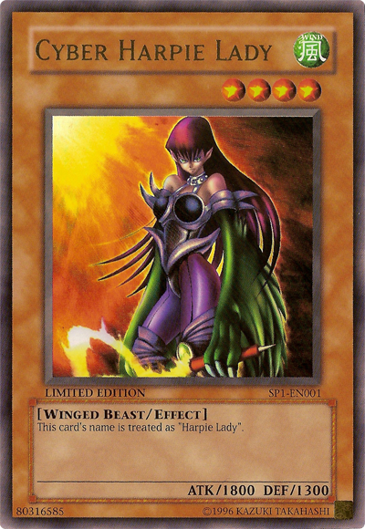 Cyber ​​Harpie Lady [SP1-EN001] Ultra Rare 