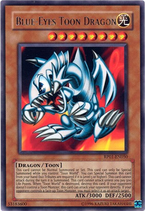 Blue-Eyes Toon Dragon [RP01-EN050] Rare 