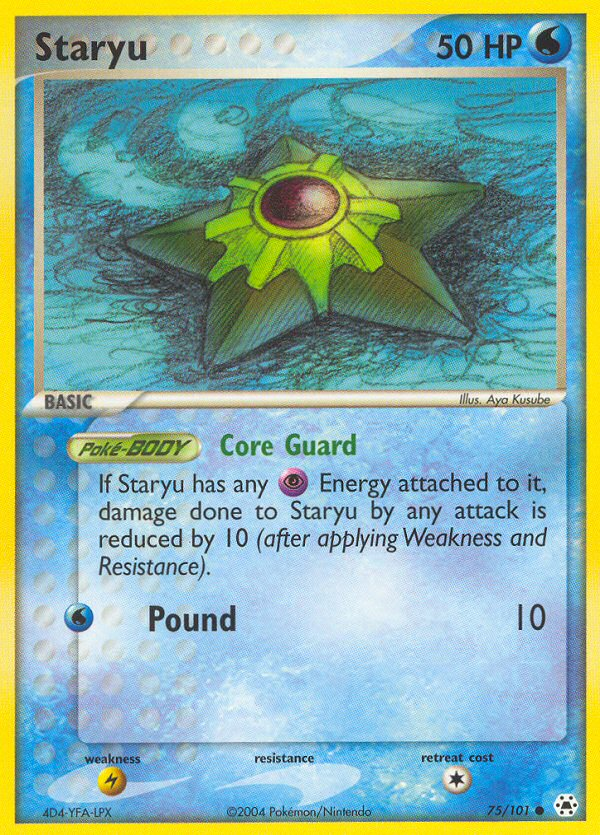 Staryu (75/101) [EX: Hidden Legends] 