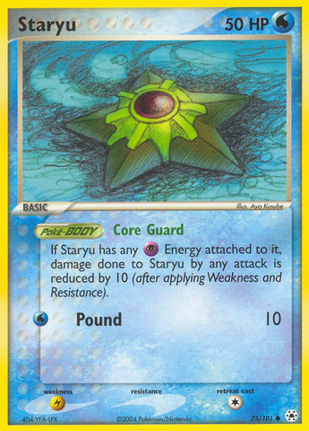 Staryu (75/101) [EX: Hidden Legends] 