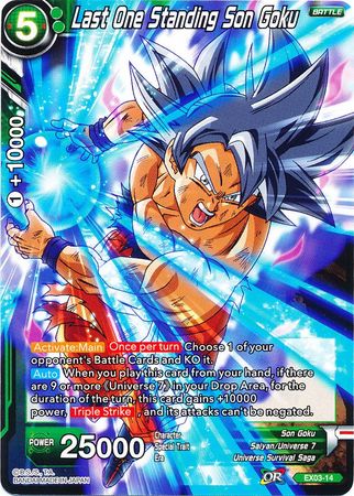 Last One Standing Son Goku (EX03-14) [Ultimate Box] 