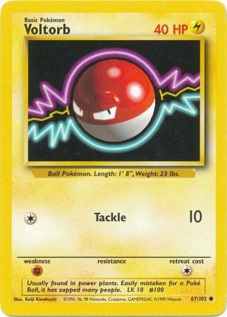 Voltorb (67/102) [Base Set Unlimited] 