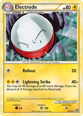 Electrode (34/102) [HeartGold &amp; SoulSilver: Triumphant] 