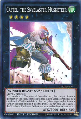 Castel, the Skyblaster Musketeer [CT12-EN006] Super Rare 