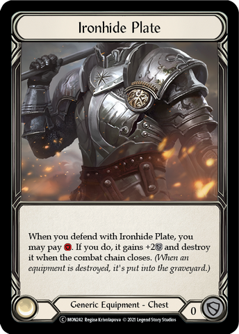 Ironhide Plate [U-MON242] (Monarch Unlimited) Unlimited Normal 