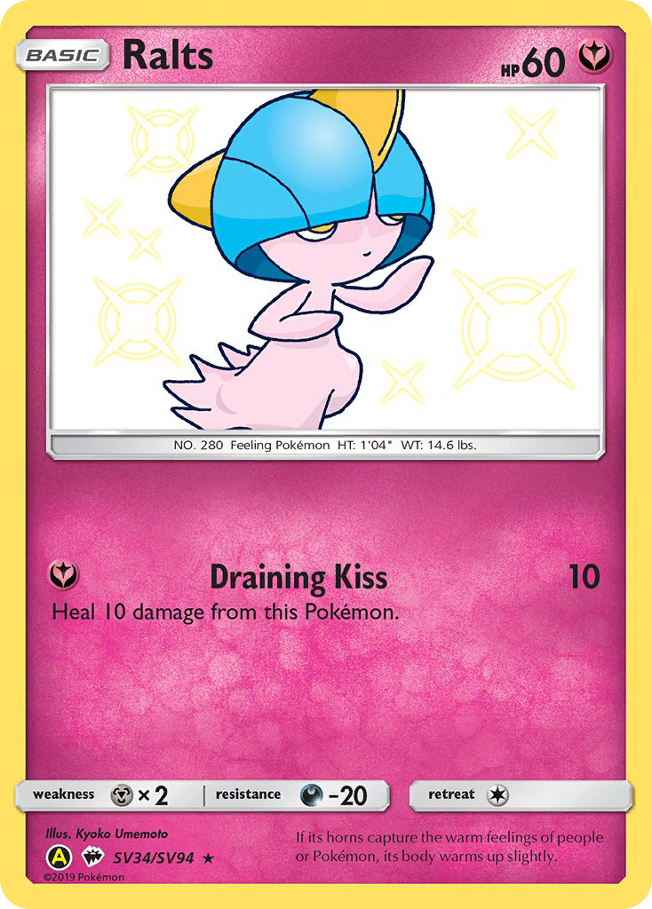 Ralts (SV34/SV94) [Sun &amp; Moon: Hidden Fates - Shiny Vault] 