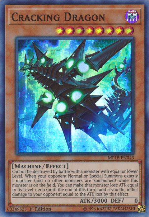 Cracking Dragon [MP18-EN043] Super Rare 