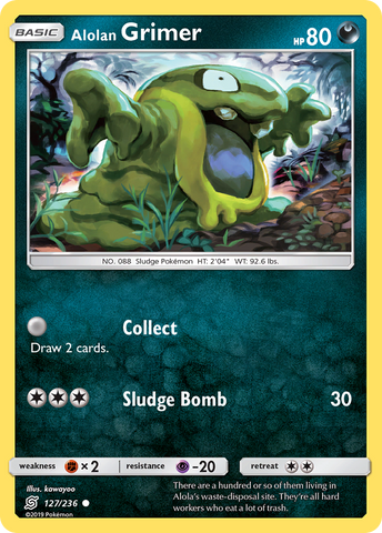 Alolan Grimer (127/236) [Sun &amp; Moon: Unified Minds] 