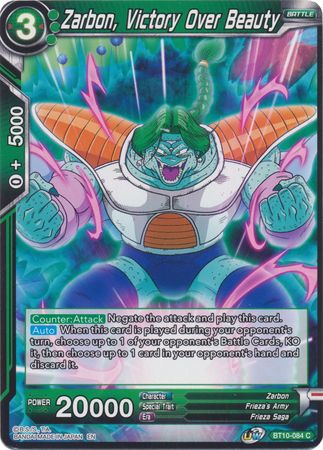 Zarbon, Victory Over Beauty (BT10-084) [Rise of the Unison Warrior 2nd Edition] 