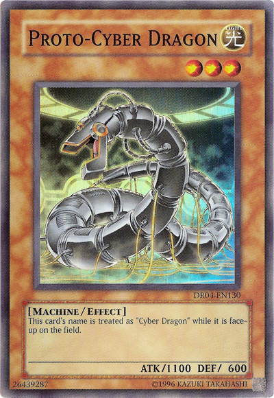 Proto-Cyber ​​Dragon [DR04-EN130] Super Rare 