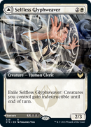 Selfless Glyphweaver // Deadly Vanity (Extended Art) [Strixhaven: School of Mages] 