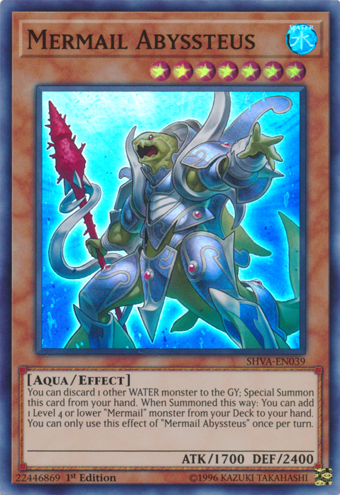 Mermail Abyssteus [SHVA-EN039] Super Rare 