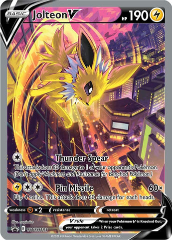 Jolteon V (SWSH183) [Sword &amp; Shield: Black Star Promos] 